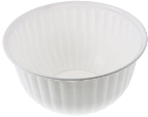 YARNOW Pot De Fleurs en Plastique Vintage 30 Cm Blanc pour Jardinière D'intérieur Et Extérieur, Contenant Stable pour Composition De Fleurs Fraîches Et Séchées, Jardin Terrasse Décoration