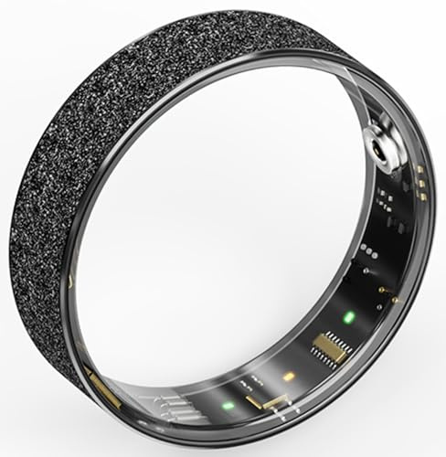 Anello intelligente per donne e donne, cardiofrequenzimetro, monitoraggio del sonno, ossigeno nel sangue, contapassi, contacalorie, anelli intelligenti di lusso alla moda per telefoni Android e iOS,
