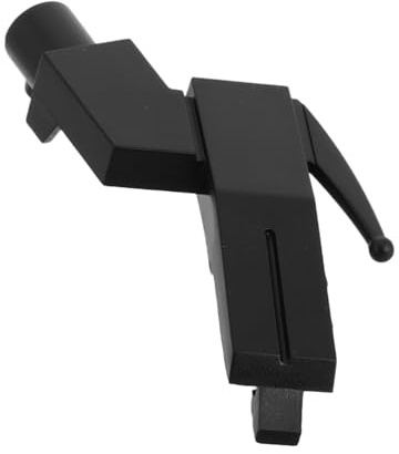 Plattenspieler Headshell Halterung für Vinyl und Stylus, Schwarz | Kunststoffgehäuse, Einfache Montage, Stabile Stütze, Zubehör für Musikliebhaber im Heimgebrauch