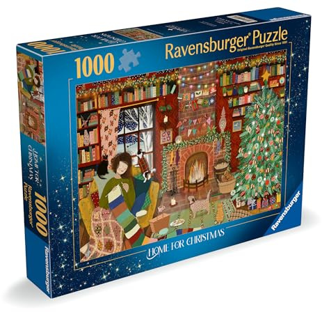 Ravensburger Puzzle 12001465 - Besinnliche Weihnachten zu Hause - wunderschönes Weihnachtspuzzle mit 1000 Teilen für Erwachsene und Kinder ab 14 Jahren