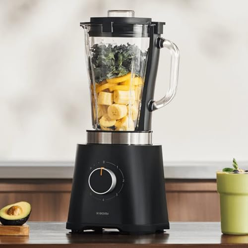 Xiaomi Blender – Intelligenter Mixer mit App-Steuerung und 9 Geschwindigkeitsstufen | 8 Edelstahlklingen | Mixer mit heißer und kalter Mischung und 1,6 l Fassungsvermögen | Selbstreinigungsfunktion