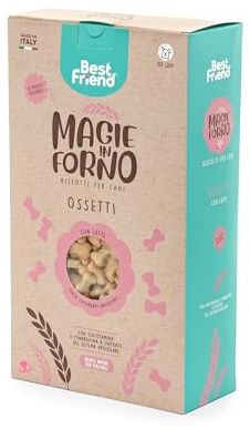 Best Friend - Magische Hundekekse im Ofen. Natürlicher Hundesnack, hochverdaulich und ohne künstliche Farbstoffe. Ideal auch für Welpen | Milch, 1 kg