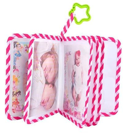Gwtdtoad Livre Photo En Tissu Pour Bébé, Album Souvenir Doux Pour Nourrisson, Livre De Mémoire En Tissu Pour Stockage Photos Parents Fille Garçon Famille