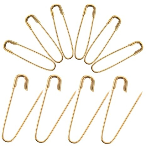 SHINEOFI 1000pcs U-shaped Metal Safety Pins Iron Dress Pin for Garment Labels Diy Craft Sewing Accessories Fastening Clips
