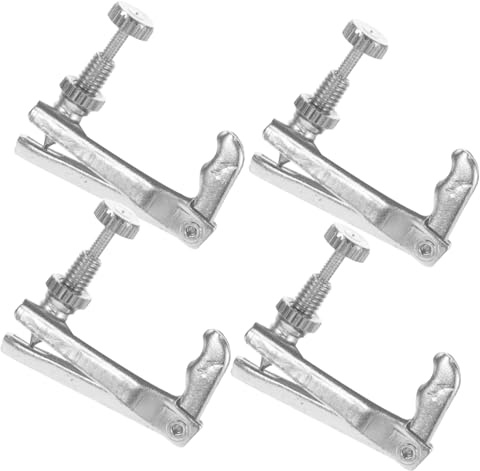 Supvox Feinstimmer zur Stabilisierung der Saitenvibration aus Zinklegierung 4 Stück für 3/4-4/4 Violine Saitenversteller Geeignet für Geige Zubehör und Professionelle Anwendung