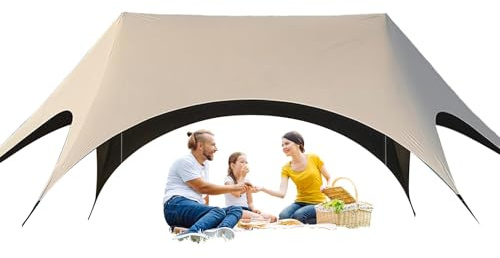 Sun Protection for Outdoor - Quick Set Up Camping Sun Protection, Windproof Weather Protection for Garden, Pool, Picnic, BBQ