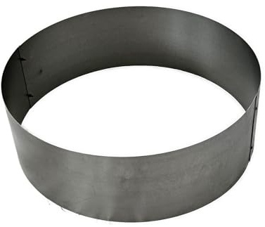 Anello per piante in metallo con ruggine (1, diametro 100 cm, altezza 20 cm)