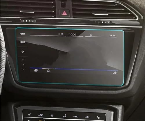 Isctxh Screen Protector Tempered Glass Screen Protector For VW For Tiguan For SEL 2021 2022 Car Digital Cockpit Infotainment Central Control Film Navigation Protective Film(9.2 inch)