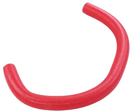 TARSHYRY Schaumstoff-Poolnudel, Extra Schwimmfähiger Schwimmschlauch für Pool, Strand, Basteln, Rot, 51,18 Zoll