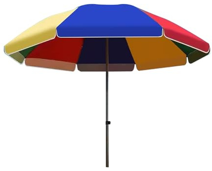 KELENMNAZT Ombrellone da Esterno Regolabile, Base Non Inclusa, ombrellone da Giardino Portatile per Giardini, Piscine, balconi e terrazze(2.2m)