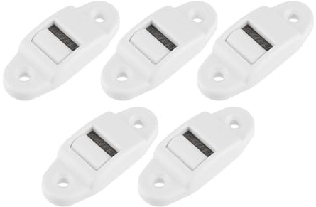 SiaBiced Set di 5 Guide per Tapparelle Avvolgibili con Spazzola Integrata, Riduce La Polvere, Struttura Smontabile, Accessori per Finestre, Installazione