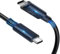 [Certifié USB IF] Câble USB4 actif de 40 Gbit/s de 0,8 M, compatible Thunderbolt 4/3, alimentation de charge 8K video100W, câble USBC 4.0 pour iPhone 15 Pro/iPhone 15 Pro Max, MacBook, iPad, Dell, etc