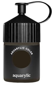 Aquarylic Color Künstlerfarbe - Hochpigmentiert, Lichtecht & Flüssig-Sämige Konsistenz Color - 120ml Flasche, Sepia