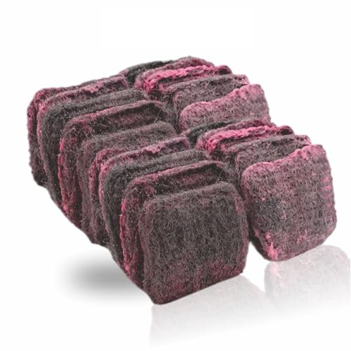 Steel Wool Scourer Pads Versatile Cleaning Pad for Home and Kitchen, Heavy Duty Soap Filled Scouring Pads for Pots, Pans and Cookers Removing Grease and Stains MEGA Pack (Pack of 16)