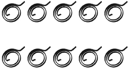 Lot de 10 ressorts de poignée de porte, 2,5 tours de rechange pour poignée de porte de maison