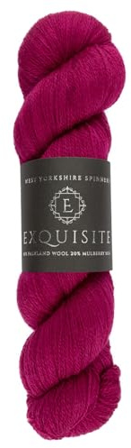 WYS Exquisite Lacegarn Fb. 585 - Belgravia, 100g Wolle mit Seide zum Stricken und Häkeln