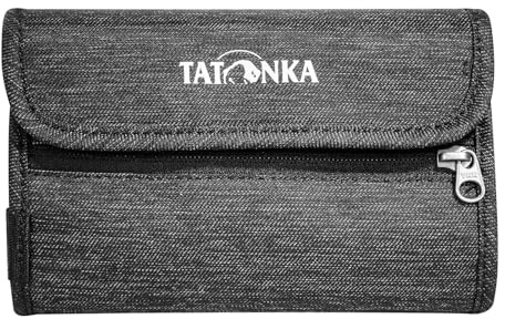 Tatonka Geldbörse ID Wallet - Klettverschluss-Geldbeutel mit 3 Kreditkarten-Fächer, 2 Sichtfenster, Geldscheinfach und RV-Fach für Münzgeld - 14,5 x 9,5 x 1 cm