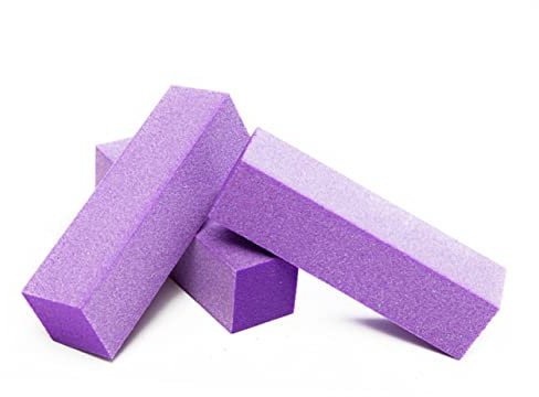 GLEAVI 5stücke Teilige Sponge Nail File Buffing Polierblöcke Für Finger Zehennägel Langlebiger Nagelfeile Buffer Mit Beidseitigem Schleifdesign Leicht Waschbar Für Maniküre Pediküre Zuhau