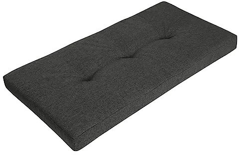 OUTLIV Kettex Teak Bankauflage 180x50x5 cm, Sitzkissen, Graphitgrau, Polypropylen, hochwertige Sitzauflage für Gartenbänke