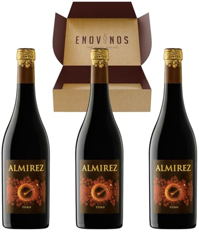 Vino Toro Almirez - x3 Botellas Vino Tinto 100% Tinta del Toro 75 cl - Mejor Selección ENOVINOS