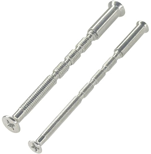 M3 M4 Adjustable Door Handle Screws, Galvanized Connecting Bolts and Sleeves for Door Handle Fixing