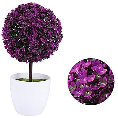 Zerodeko Pflanzenkugeln Dekorativ Zimmerpflanze Kleine Pflanzen Zur Dekoration Ball Aus Künstlichen Pflanzen Kunstpflanzen Drinnen Gefälschte Outdoor-Pflanzen Anlage Ornamente Haushalt
