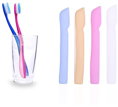 minkissy 4stücke Silikon Zahnbürstenhalter Abdeckungen Schutzhülle Für Zahnbürste Zuhause Und Reisen