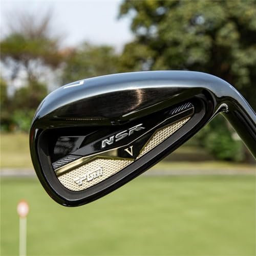 Ferro da golf avanzato per mazze da golf con canna in carbonio R/S da 52 g/canna in acciaio 950 - Ferro da golf singolo per uomo e donna n. 7 (con asta in acciaio,#7)