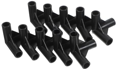 MOBUTOFU 24stücke Baldachin Zelt Beschläge Pe Material Zeltstangen Stecker Verbinder Baldachin Zubehör Zelt Ersatzteile