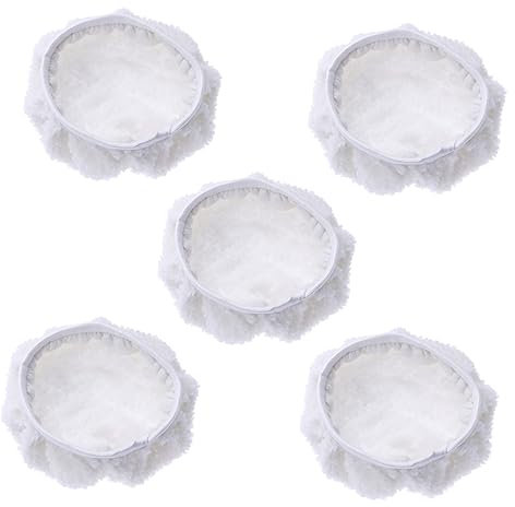 BUGUUYO 5stücke Teiliges Lambswool Polierpads Weiß Für Auto Polieren Wachsen Und Auftragen Von Versiegelungen Weich Langlebig Und Wiederverwendbar Für Innenräume