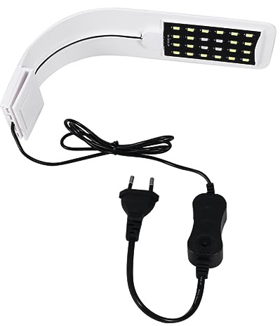 BESPORTBLE Aquarium Lampe Aquarium Beleuchtung Aquarium Light Aquarium Zubehör Aquarium-Beleuchtung aquariumlampe aquaristik zubehör Aquarienlicht LED Aquarium licht Pflanzen Licht Weiß