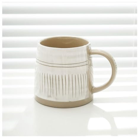 ZATTYDV Tazza di Vetro, Tazza da tè, Tazza da caffè in Vetro, Tazza nordica Semplice in Ceramica Dipinta a Mano, Tazza da Latte Creativa Personalizzata per l'acqua