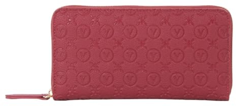 Valentino Geldbörse Samba Re Zip Around Wallet Rosso Scuro weinrot