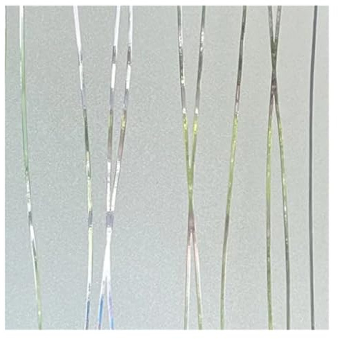 Láminas Para Ventanas Película de privacidad for ventana, película de vidrio esmerilado for ventana, adhesivo estático extraíble for ventana, pegatinas opacas de vinilo, 2 uds.(Clear4,45x300cm)