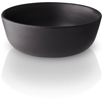 EVA SOLO Nordic Kitchen Keramikschüssel, 0,4 l, mikrowellen- und spülmaschinenfest, schwarzes Steingut, geeignet für den täglichen Gebrauch, dänisches Design, Funktionalität und Qualität, Mattschwarz