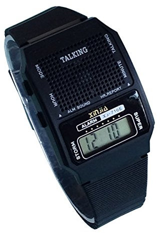 VISIONU Nergo Reloj Parlante en Español para Ciegos, Niños, y Los Ancianos, Deportes Electrónicos Hablar Relojes Gatget Regalo(716-TS)