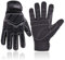HANDLANDY Anti Vibration Gloves, SBR Padding, TPR Protector Impact Gloves, Men Mechanic Work Gloves (Medium, Black)