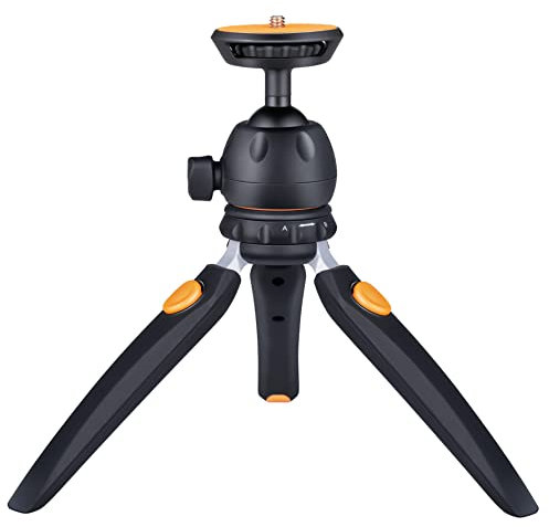 Proyector, AKIYO Mini Trípode de Proyector Portátil, 360 ° de Rotación Arbitraria con 2 Modos de Altura, Multi-función, Soporta la Mayoría de los Proyectores o Cámaras