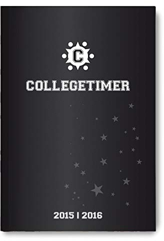 Collegetimer Black Label 2022/2023 - Schüler-Kalender A5 (15x21 cm) - schwarz - Day By Day - 352 Seiten - Terminplaner - Notizbuch - Alpha Edition (Collegetimer A5 Daily)