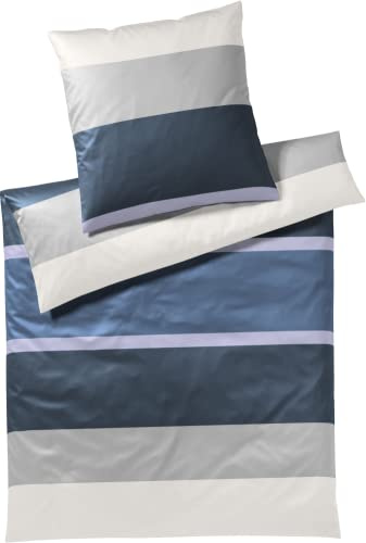 Joop! Mako-Satin-Bettwäsche-Garnitur 4095 Mood Farbe Aqua Größe 135x200cm+40x80