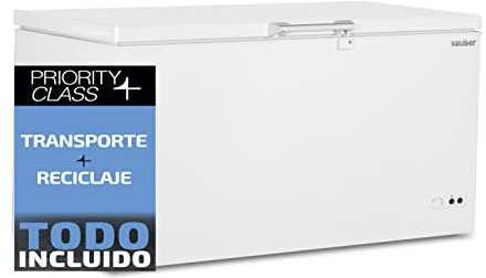 Sauber - Congelador Horizontal SERIE 3-469H - C - Ancho: 149,2 cm - 469 litros - Función DUAL Frigo/Congelador - ENTREGA Y RETIRADA USADO EN DOMICILIO