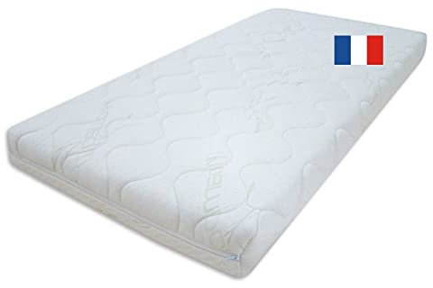 Easy Dort Babymatratze, 56 x 81 cm, Graco Mini Bassinet | Wiege oder Babybett | hergestellt in Frankreich | doppelseitig | sehr bequem | Bezug aus Bambus | Oeko Tex | Weiß