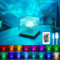 Lámpara de Mesa de Cristal Aurora Cubo - Luz Ambiental Recargable, Luz Nocturna LED, Romántica Lampara de Mesita de Noche