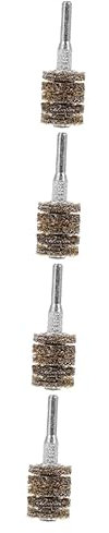 BomDog Roue de Polissage, 4 Pièces, Brosse Métallique Électrique, Pièces de Perceuse Électrique, Accessoires Brosse Métallique