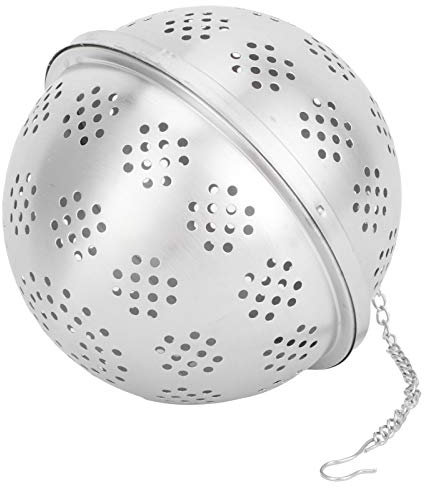 lyrlody Infuseur à thé en Acier Inoxydable avec Serrée et Fermeture Rotative, Passoire à thé, Boule à épices, Filtre à épices pour thé, épices, et Plus Encore. (2400ml)