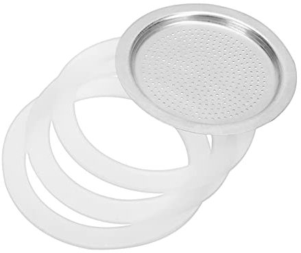 PRETYZOOM Anello Di Caffè in Silicone e Filtro in Acciaio Inossidabile Per Macchine Da Caffè Espresso Parti Di Ricambio Per Caffettiera Di Guarnizioni Per Caffettiera Dimensione Tazze