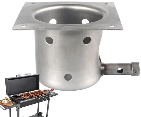 Ersatz des Feuertopfs des Grillfeuers, Ersatz des Grillbrenntopfs aus Edelstahl, Feuertopf Feuertopf ersetzen Feuerstellen mit Schrauben für Grillroste
