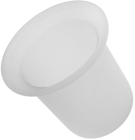 HIAKDOFT Portascopino per WC Bicchiere in Vetro, Accessorio Bagno Pratico per Bagni di Casa e Uffici