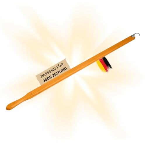 Vindal Zeitungshalter - aus Naturbuche - passend für alle Standardzeitungen bis 60 cm Spannlänge