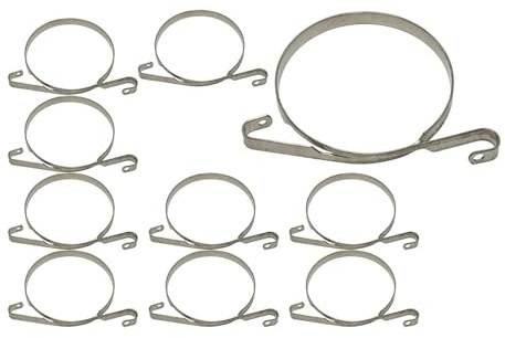 ZGLJSD Lot de 10 butées de chaîne de Frein for tronçonneuse 340 345 346XP 350 351 353 357 359 445 445E 450E 460